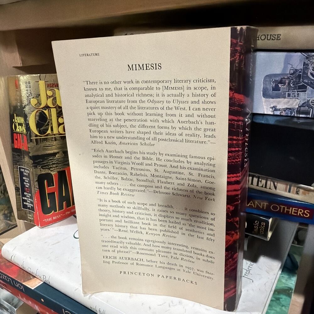 Mimesis The Representation Of Reality And Western Literature - 1973 1st/3rd VTG - Picture 2 of 7
